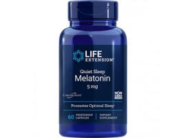 Life Extension Quiet Sleep® Melatonin 5 mg, 60 vege capsules